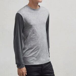 French Connection Wool Blend colorblock Shirt